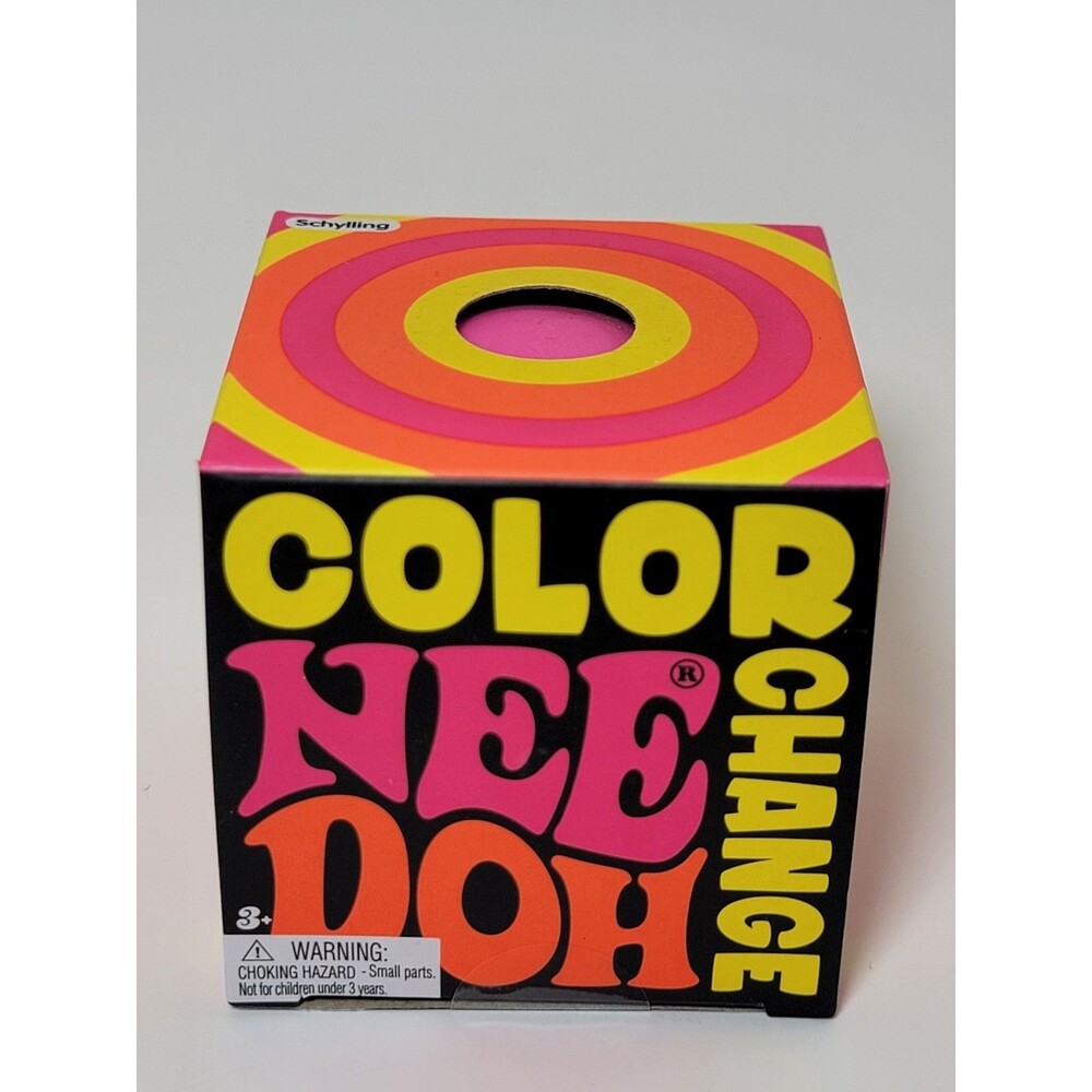 Pink Nee Doh Color Change Tactile Squeeze Toy Schylling New - Fast Shipping